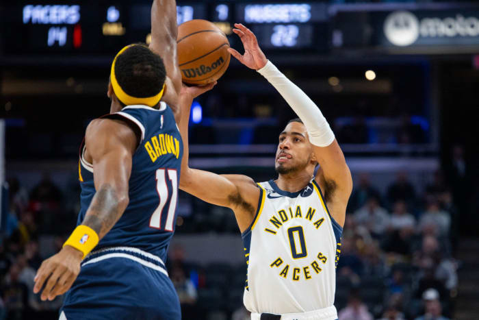 Bruce Brown Tyrese Haliburton Indiana Pacers